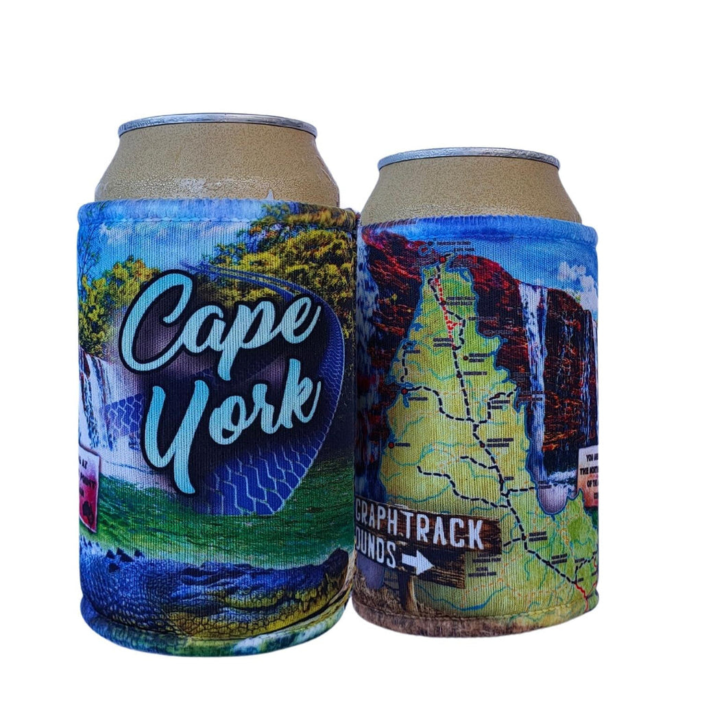 Cape York Tour - Blue Cooler Z and TEE Accessory Aussie Australia Australia Day Australian Australiana can can cooler can holder cape york CAPE YORK DESIGNS DAD HIM ALL in stock lastchance spo-default spo-disabled stubby cooler stubby holder