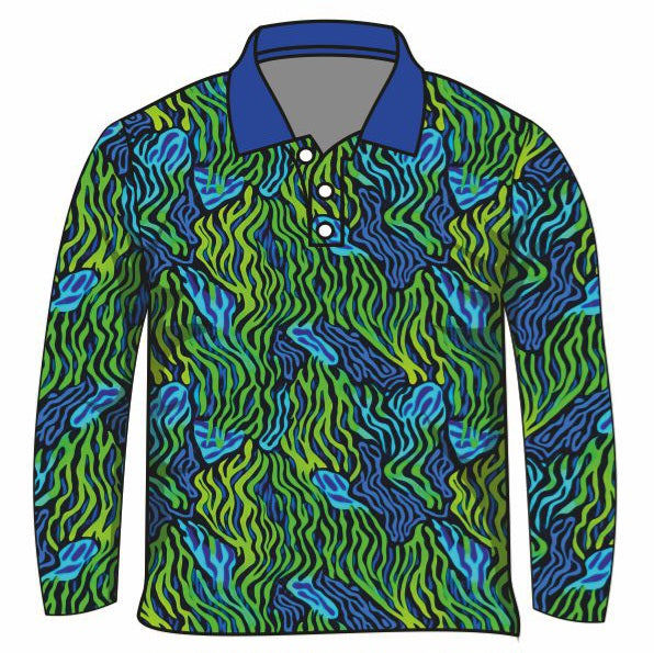 Fishing | Eat Sleep Fish Repeat Green Fishing Shirt Long Sleeve Z and TEE Aussie Australia Australia Day Australian Australian Camping OG Australiana blue camping DAD FATHER'S DAY FISHING HIM ALL in stock LJM men MEN'S DESIGNS mens MEN’S DESIGNS quick dry spo-default spo-disabled sun sun shirt sun shirts sunsafe SWIMMING uv z&tee