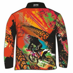 ★Pre-Order★ Motorbike Orange Shirt Long or Short Sleeve Z and TEE boy boys BOYS DESIGNS camping dirt bike fishing honda LJM men MEN'S DESIGNS mens MEN’S DESIGNS Preorder quick dry spo-default spo-disabled sun sun shirt sun shirts sunsafe uv xtreme