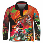 ★Pre-Order★ Motorbike Orange Shirt Long or Short Sleeve Z and TEE boy boys BOYS DESIGNS camping dirt bike fishing honda LJM men MEN'S DESIGNS mens MEN’S DESIGNS Preorder quick dry spo-default spo-disabled sun sun shirt sun shirts sunsafe uv xtreme