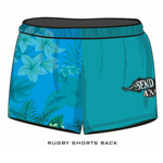 ★Pre-Order★ Rugby Shorts | Send It 4x4 Tropical Aqua LJM Designs camping cape york CAPE YORK DESIGNS FISHING in stock LJM quick dry spo-default spo-disabled sun sun shirt sun shirts sunsafe SWIMMING TROPICAL DESIGNS uv Women WOMEN'S DESIGNS Women's Fishing womens z&tee