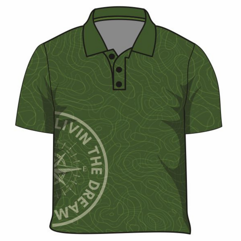 ★Pre-Order★ Pattern Topography Compass Green Shirt Long or Short Sleeve Z and TEE adventure blue boys BOYS DESIGNS camping fishing LJM men MEN'S DESIGNS mens MEN’S DESIGNS PATTERN AND PLAIN DESIGNS plain plain colour Preorder quick dry spo-default spo-disabled sun sun shirt sun shirts sunsafe uv