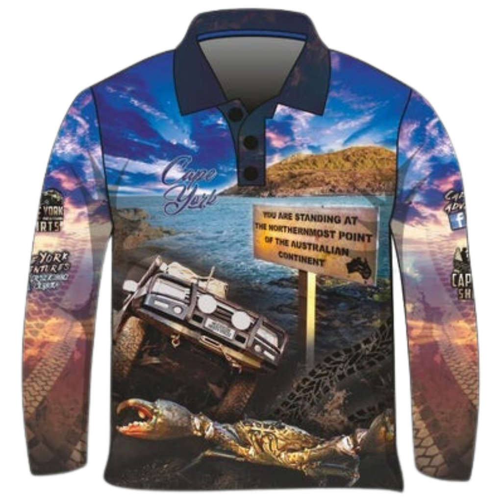 ★Pre-Order★ Cape York | Complete Cape York Blue Shirt Long or Short Sleeve Z and TEE 4x4 blue boy boys camping cape cape york CAPE YORK DESIGNS fishing LJM men MEN'S DESIGNS mens Preorder quick dry spo-default spo-disabled sun sun shirt sun shirts sunsafe tip travel uv