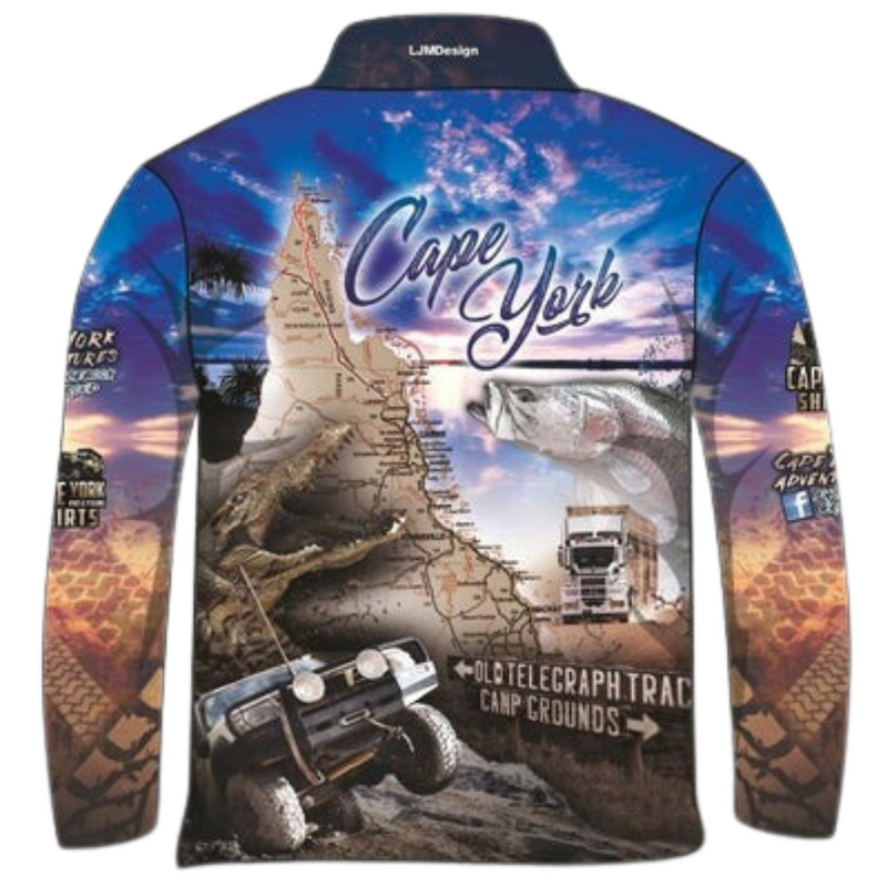 ★Pre-Order★ Cape York | Complete Cape York Blue Shirt Long or Short Sleeve Z and TEE 4x4 blue boy boys camping cape cape york CAPE YORK DESIGNS fishing LJM men MEN'S DESIGNS mens Preorder quick dry spo-default spo-disabled sun sun shirt sun shirts sunsafe tip travel uv