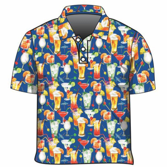 ★Pre-Order★ Tropical | Cocktail Blue Lagoon Shirt Long or Short Sleeve Z and TEE Aussie Australia Australia Day Australian Australiana camping cruise Cruising fishing shirt girls KIDS KIDS ALL kids design KIDS DESIGNS Kids UV rated shirt koala LJM Preorder quick dry spo-default spo-disabled sun sun shirt sun shirts sunsafe swim shirt tropical TROPICAL DESIGNS uv