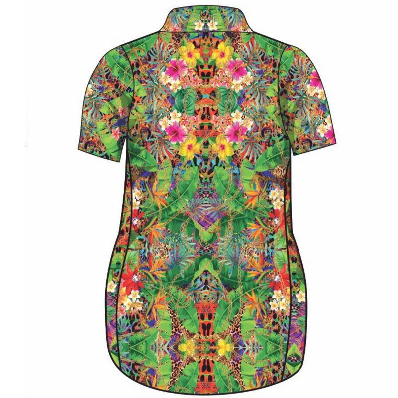 Tropical | Oasis of the Seas Short Sleeve Lifestyle Dress Z and TEE girls in stock PATTERN AND PLAIN DESIGNS Tropical TROPICAL DESIGNS Women Women's Fishing womens