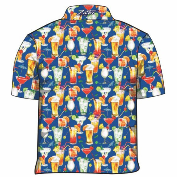 ★Pre-Order★ Tropical | Cocktail Blue Lagoon Shirt Long or Short Sleeve Z and TEE Aussie Australia Australia Day Australian Australiana camping cruise Cruising fishing shirt girls KIDS KIDS ALL kids design KIDS DESIGNS Kids UV rated shirt koala LJM Preorder quick dry spo-default spo-disabled sun sun shirt sun shirts sunsafe swim shirt tropical TROPICAL DESIGNS uv