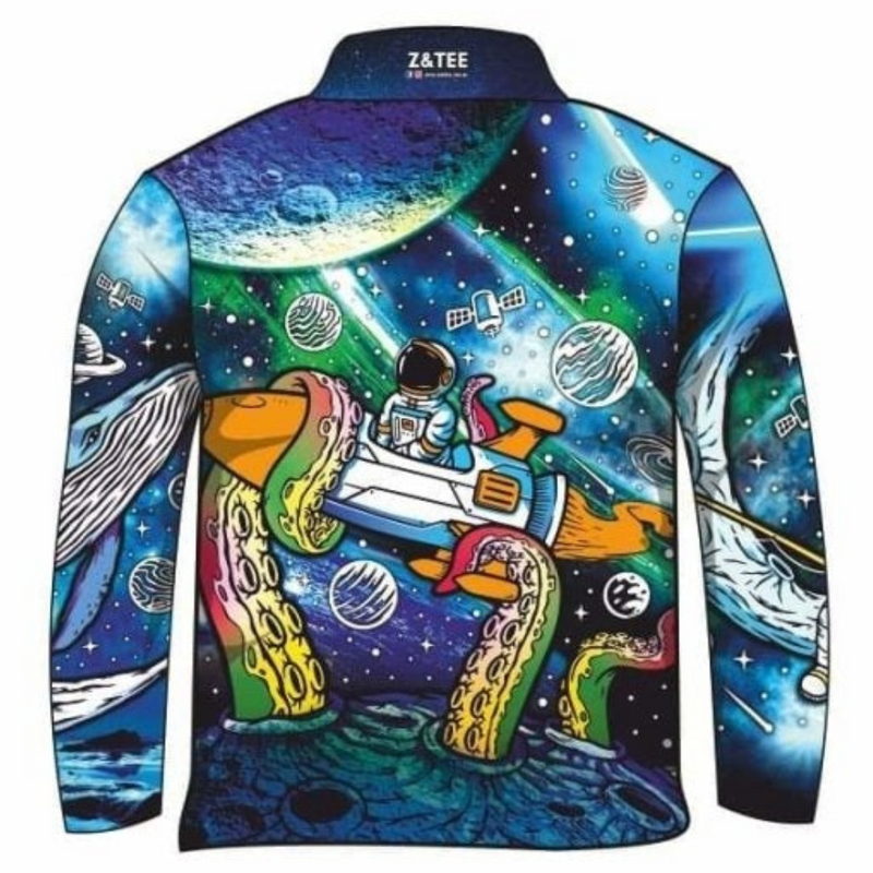 ★Pre-Order★ Kids | Astronaut in the Ocean Shirt Long or Short Sleeve Z and TEE boy boys BOYS DESIGNS camping fishing kid Kid's Fishing Kid's Fishing Apparel Kid's Fishing Shirt Kid's Uv Rated Shirts KIDS KIDS ALL kids design KIDS DESIGNS Kids UV rated shirt LJM men mens Preorder quick dry spo-default spo-disabled sun sun shirt sun shirts sunsafe uv