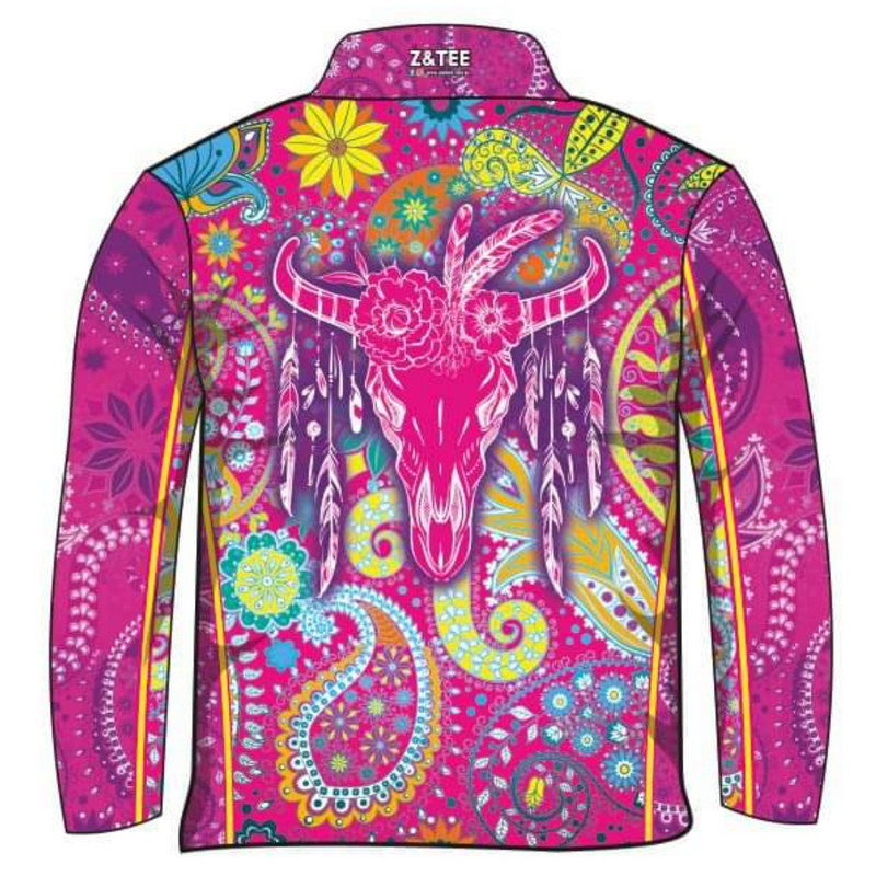 ★Pre-Order★ Western | Paisley Rainbow Shirt Long or Short Sleeve Z and TEE camping COUNTRY WESTERN DESIGNS fishing GIRLS DESIGNS KIDS KIDS ALL kids design KIDS DESIGNS Kids UV rated shirt LJM men mens Preorder quick dry spo-default spo-disabled sun sun shirt sun shirts sunsafe uv WOMEN'S DESIGNS