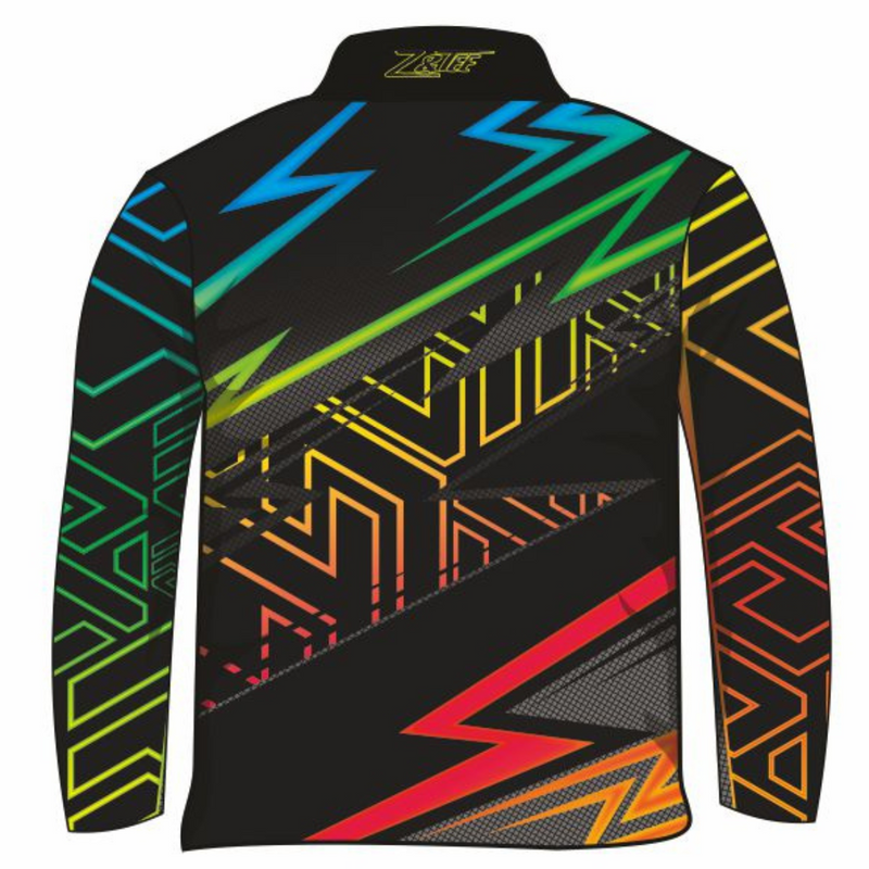 ★Pre-Order★ Extreme | Lightning Flare Multicoloured Onyx Shirt Long or Short Sleeve Z and TEE boy boys BOYS DESIGNS camping fishing KIDS KIDS ALL kids design KIDS DESIGNS Kids UV rated shirt ladies Ladies Fishing Ladies Fishing Shirt LJM men MEN'S DESIGNS mens MEN’S DESIGNS Preorder quick dry spo-default spo-disabled sun sun shirt sun shirts sunsafe uv Women Women's Fishing Women's Fishing Shirt womens xtreme