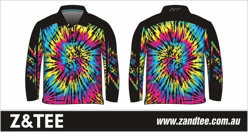 ★Pre-Order★ Tie Dye Sun Shirt Long or Short Sleeve Z and TEE camping fishing girls GIRLS DESIGNS KIDS KIDS ALL kids design Kids UV rated shirt LJM pink Preorder purple quick dry spo-default spo-disabled sun sun shirt sun shirts sunsafe uv WOMEN'S DESIGNS