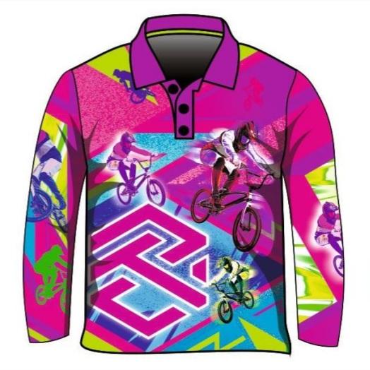 BMX Xtreme Pink Sun Shirt Long Sleeve Z and TEE boxingday BUY2SHIRTS camping Girls GIRLS DESIGNS HER ALL In Stock KIDS KIDS ALL kids design ladies lastchance LJM quick dry spo-default spo-disabled sun sun shirt sun shirts sunsafe SWIMMING uv womens xtreme z&tee