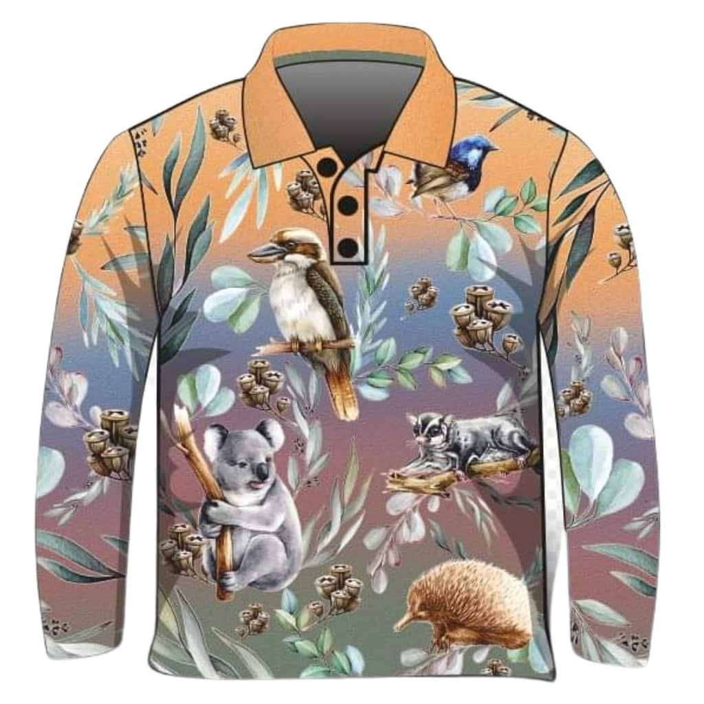 ★Pre-Order★ Australian | Gumnut Fauna Australian Shirt Long or Short Sleeve Z and TEE Australia Australia Day Australian Australiana camping country COUNTRY WESTERN DESIGNS fishing LJM Preorder quick dry spo-default spo-disabled sun sun shirt sun shirts sunsafe uv western Women WOMEN'S DESIGNS womens